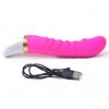Vibrador Consolador De Silicona Recargable 12 Velocidades