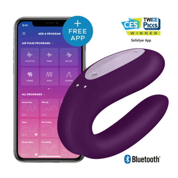 Vibrador Para Parejas Satisfyer Double Joy