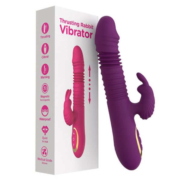 CONEJO VIBRADOR TELESCOPICO DE 10 VELOCIDADES