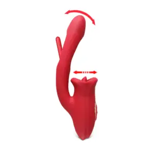 VIBRADOR DE BOCA GRANDE CON LAMIDO Y ALETEO DE LENGUA