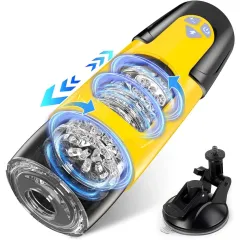 MASTURBADORA ELECTRICA CON MOVIMIENTOS Y BASE DE SUCCION