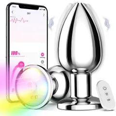 PLUG ANAL METALICO CON VIBRACION Y CONTROL