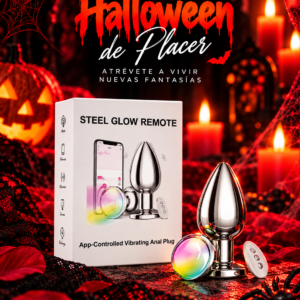 PLUG ANAL METALICO CON VIBRACION Y CONTROL